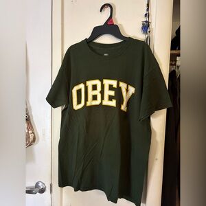 Green obey t shirt